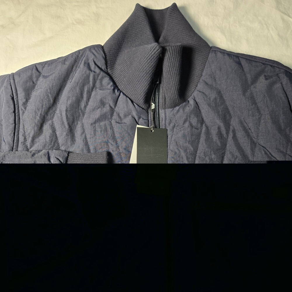Andrew Marc Jacket‎ Floyd Zigzag Quilted Coat Ink Size Large Water Resistant NWT